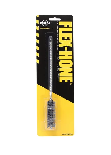 Vista 54 de Brush Research pulidor cilíndrico FLEX-HONE, serie BD, abrasivo de carburo de silicio, 1