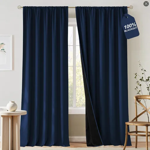 Vista 42 de NICETOWN Biscotti - Cortinas de cocina beige de 36 pulgadas de largo, bolsillo para barra, 100% opacas, casuales y relajantes, tratamientos