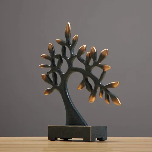 Vista 6 de SHUTING2020 Estatua de Feng Shui china, adorno de árbol de escultura de regalo, árbol natural del amor, decoración del hogar para la riqueza