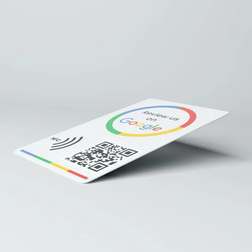 Vista 7 de Tarjeta de revisión de Google v3 de eylet Sin suscripción, grifos NFC más rápidos y código QR para compartir instantáneamente el enlace