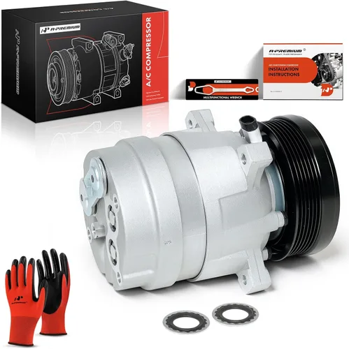 Vista 10 de A-Premium Compresor de A/C con embrague compatible con Chevrolet S10 2.5L 1992-1993, GMC Sonoma 2.5L 1992-1993