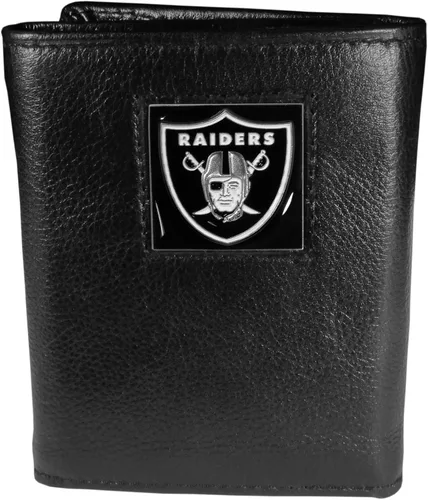 Vista 8 de Siskiyou Sports Men's Deluxe Leather Tri-fold Wallet Packaged in Gift Box
