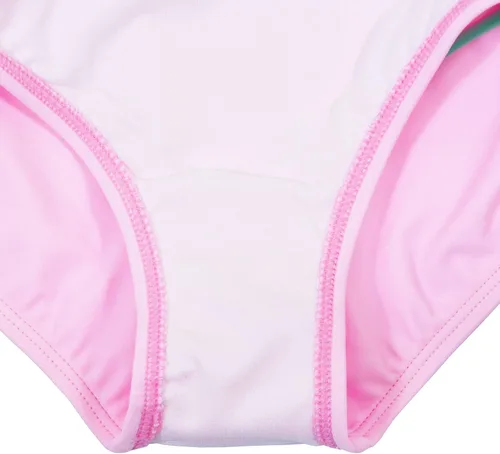 Vista 8 de Traje de baño tankini para niñas, traje de baño de dos piezas UPF 50+ lindo traje de baño tankini de unicornio para niños y niñas de 5 a 12 años