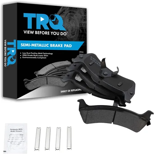 Vista 79 de TRQ Pastillas de freno delanteras semi metálicas compatibles con Ford Expedition 2018-2021 F-150 2018-2020 Lincoln Navigator 2018-2022