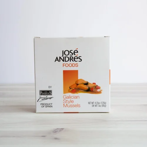 Vista 4 de José Andrés Foods Mejillones estilo gallego, 4.23 oz