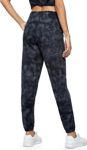 Vista 2 de Haowind - Pantalones deportivos para mujer con bolsillos y cintura elástica, cómodos pantalones de deportivos de descanso para deportes, gimnasio