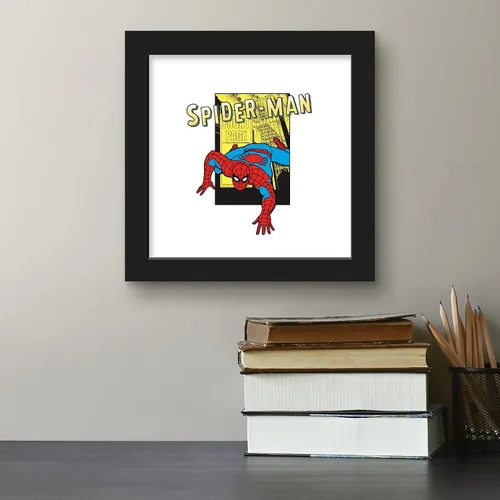 Vista 4 de Trends International Gallery Pops Marvel Spider-Man - Póster de pared retro Spotlight Daily Bugle para pared, 12.00 x 12.00 pulgadas, versión