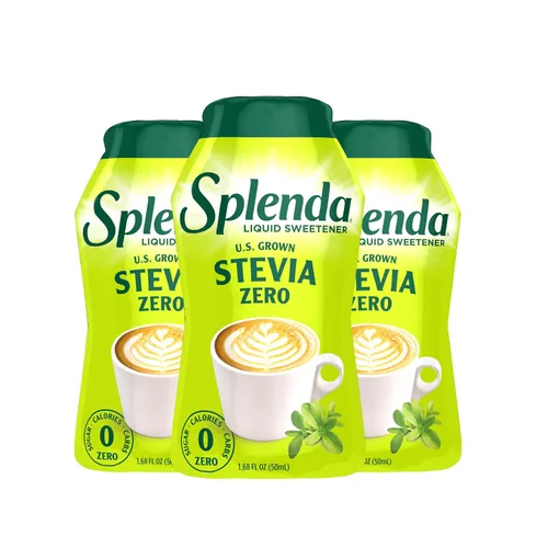 Vista 7 de SPLENDA LÍQUIDO Stevia Zero Calorie Edulcorante Gotas, 3.38 Fl Oz Botella (Stevia, 2 unidades)