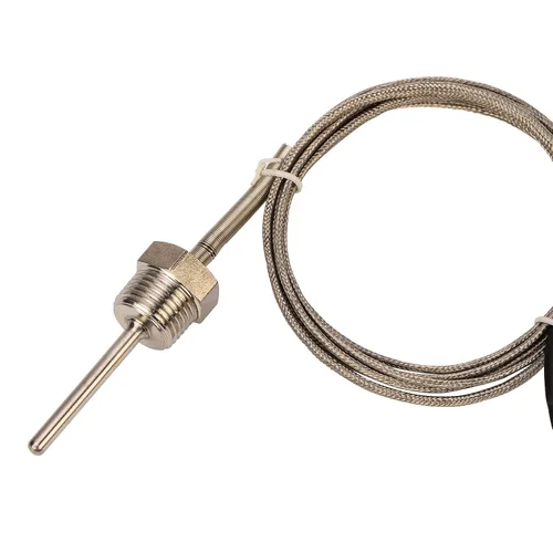 Vista 4 de Termopar tipo K impermeable - Sonda de sensor de temperatura a tierra Jaybva para controlador de temperatura PID de dos alambres de acero inoxidable