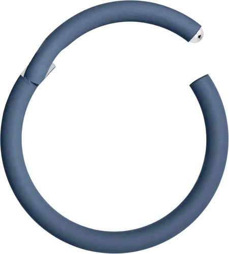 Vista 7 de Body Candy Anillos de Aro de Segmento 18 Calibre 316l Acero Quirúrgico para Labial Cartílago Azul