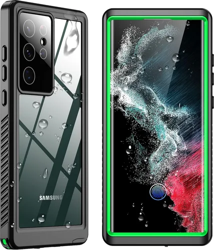 Vista 11 de SPIDERCASE para Samsung Galaxy S22 Ultra, funda impermeable con protector de pantalla incorporado, protección completa, resistente a los golpes