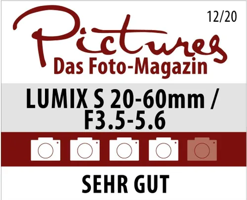 Vista 8 de Panasonic LUMIX S-R2060E Lente (0.787-2.362 in, F3.5-5.6, Tamaño del filtro 2.638 in, protección contra polvo, salpicaduras y frío) Negro