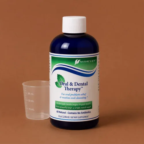 Vista 7 de Nature's Rite Plata coloidal - Terapia oral y dental - Enjuague bucal para aliento fresco y encías saludables - Solución de cuidado bucal totalmente