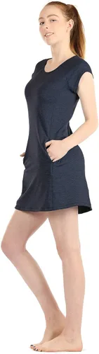 Vista 3 de icyzone - Vestido de manga corta para mujer con bolsillos