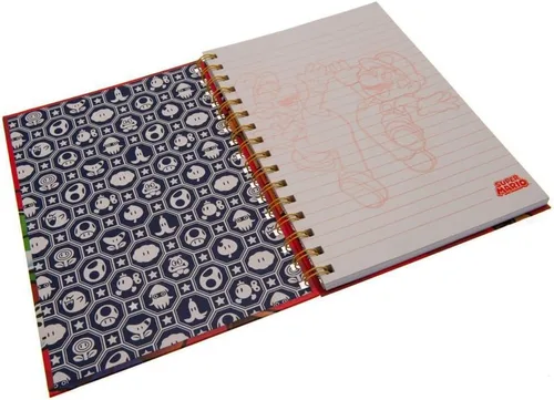 Vista 2 de Cuaderno de anillos Super Mario A5