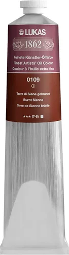 Vista 40 de Lukas 1862 Pintura al Óleo para Artistas Profesionales - Colores Tierra Amarillentos, 37 mL - Juego de 4 - Destacada Resistencia a la Luz, Sin