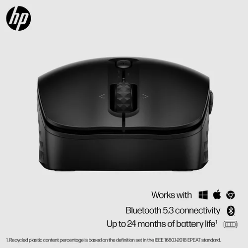 Vista 2 de HP Ratón Bluetooth Programable 420 – Bluetooth con Emparejamiento Rápido a 3 Multidispositivos, Batería de 2 Años, 4K DPI, Clics Silenciosos