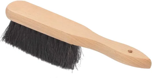 Vista 5 de Juego de pala de carbón y cepillo de hogar hecho de madera natural y cerdas de coco, juego de ordenación de hogar, pala y cepillo para chimenea