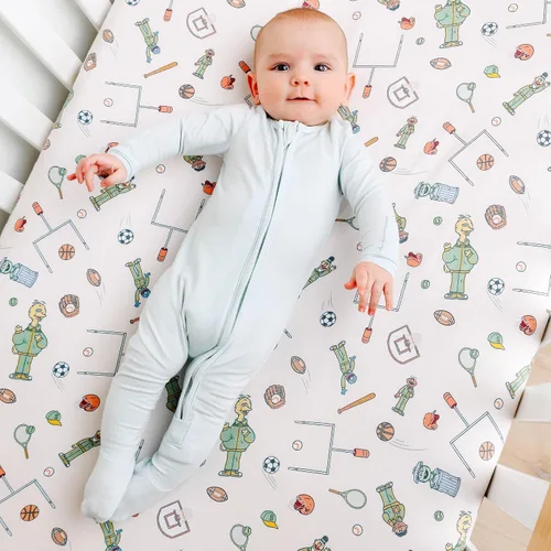 Vista 33 de Copper Pearl: Sábanas de punto prémium para cuna de bebé para niños y niñas, transpirables y suaves, sábanas ajustables para colchones estándar