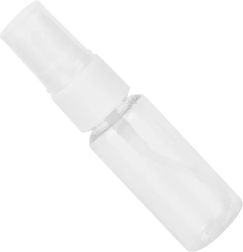 Vista 6 de Botellas de spray, botella de plástico transparente de plástico recargable de niebla fina botella de spray cosmético para poco agua de perfume