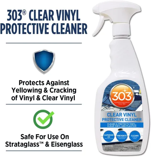 Vista 2 de 303, limpiador de vinilo transparente para protección