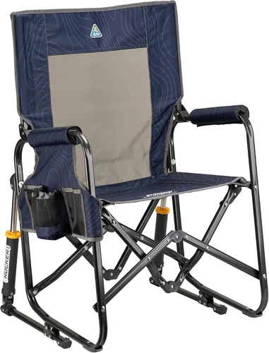 Vista 10 de GCI Outdoor Freestyle Rocker XL Silla de camping - Negro