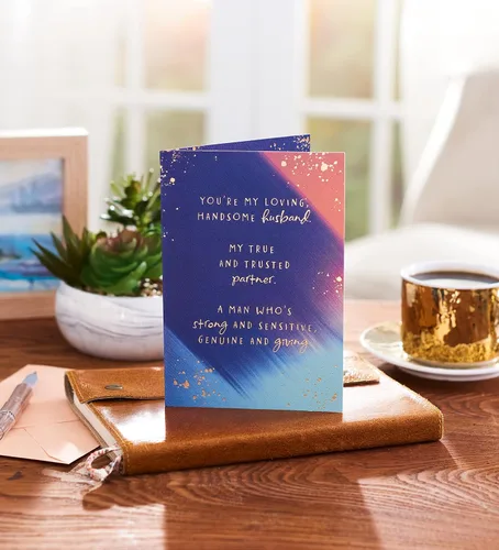 Vista 6 de American Greetings Tarjeta de aniversario para marido de parte del marido (Know Your Love)