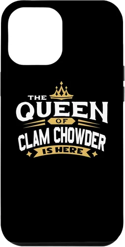 Vista 10 de iPhone 12 mini The Queen Of Clam Chowder Is Here Case