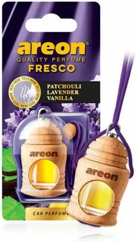 Vista 3 de AREON Fresco X FRXV01 - Ambientador colgante para coche y hogar, cristal negro