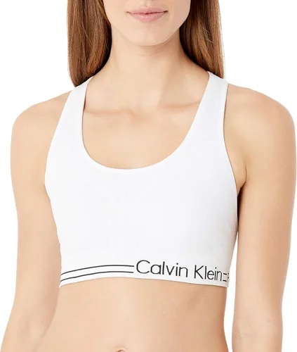 Vista 3 de Calvin Klein Womens Medium Impact Reversible Sports Bra (Standard and Plus Sizing)