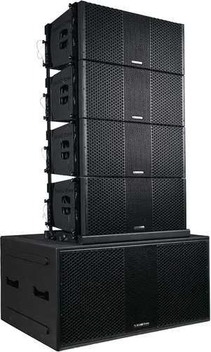 Vista 12 de Sound Town ZETHUS 4 x Sistema de altavoces de matriz de línea dual de 10” con controladores de compresión de titanio, rango