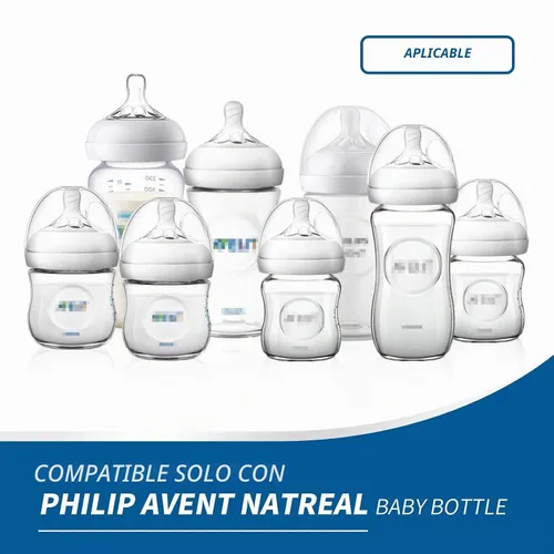 Vista 3 de Paquete de 2 asas de biberón compatibles para biberones naturales Philips Avent