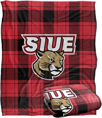 Vista 265 de LOGOVISION St John's University Campus Plaid Spirit Silky Touch Manta súper suave 36 x 58 pulgadas