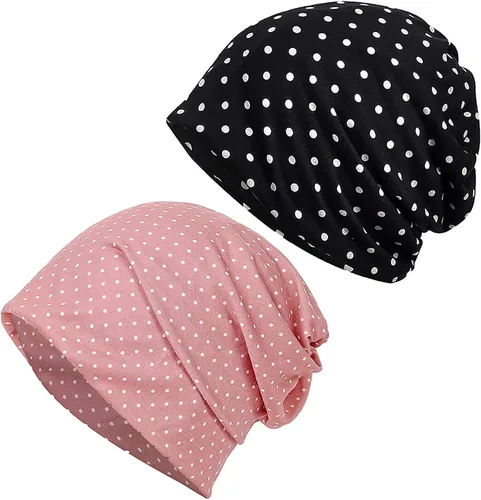 Vista 53 de JarseHera Gorro holgado de mujer con encaje de algodón, gorros para quimioterapia, gorros para el cáncer, turbante