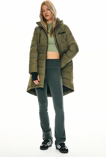 Vista 32 de Orolay - Chaqueta de plumón para mujer, abrigo de longitud media
