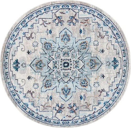 Vista 79 de Safavieh MAD473E - Tapete con diseño de medallón desgastado, bohemio elegante, colección Madison, no suelta pelos, fácil de cuidar, alto tránsito