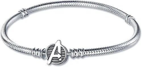Vista 13 de Pulsera de dijes LIGHTDOG para dijes Pandora, pulsera de cadena de serpiente de plata de ley 925, compatible con cualquier dije, regalo para mujer