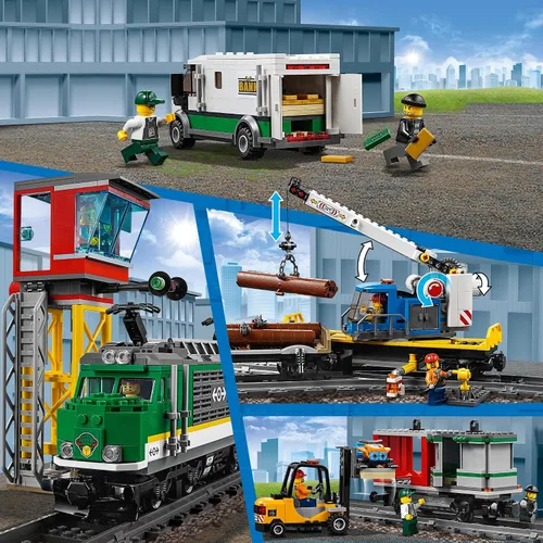 Vista 5 de Lego Tren de carga de ciudad