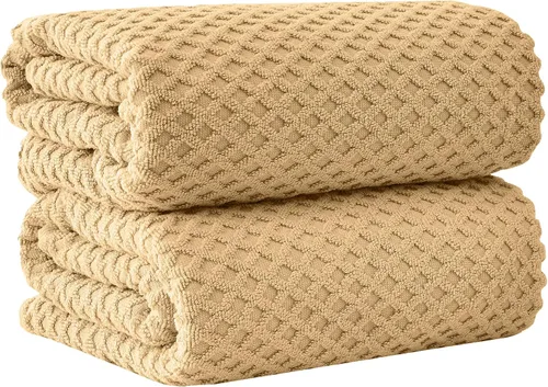 Vista 84 de Great Bay Home - Toallas de mano 100% algodón blanco, 6 toallas de baño suaves para manos, altamente absorbentes y de secado rápido, colección 01
