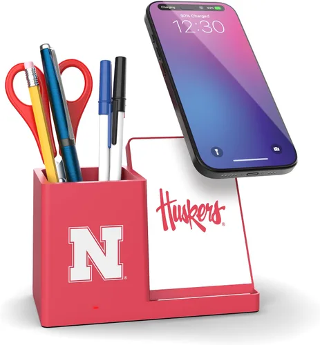 Vista 16 de SOAR NCAA - Soporte de carga inalámbrico unisex para teléfono celular y organizador de escritorio Color del
