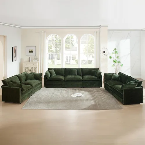 Vista 59 de 76.7" Cloud Couch for Living Room, Deep Seat Loveseat Sofa, Beige Breathable Chenille, 2-Seats Couch for Apartment Small Spaces, Pocket Spring