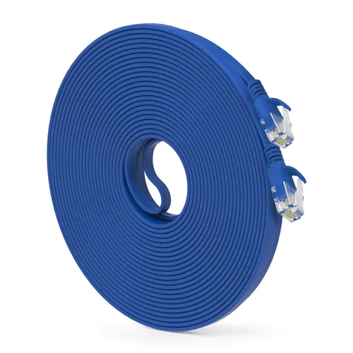 Vista 9 de Cable Ethernet Cat6 de 10 pies (paquete de 1) GearIT Flat Cable de red de Internet, cables de conexión Cat6, cable Cat6, cable Cat 6, cable Ethernet