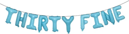 Vista 10 de Cartel de 30 globos finos para fiesta de cumpleaños de 30 años para hombres y mujeres, decoración de fiesta de cumpleaños de 30 años, decoración