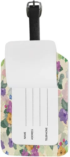 Vista 4 de Guitong Viaje Equipaje Etiqueta de Equipaje Foggy Deer Vida Silvestre Caminar Mochila Etiqueta Maleta Identificador de Viaje de Cuero Inteligente