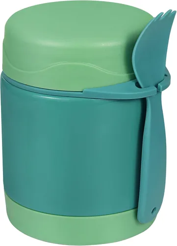 Vista 16 de Termo de sopa de 10 onzas para comida caliente para niños, tarro de comida aislado, contenedor térmico de almuerzo de comida caliente, caja de Negro