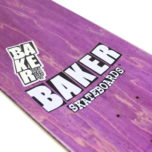 Vista 4 de Baker Skateboard Complete Brand Logo Rojo/Blanco 7.3" x 29.5" Mini