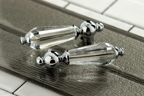 Vista 5 de Kingston Brass KS1601WLL Grifo de baño central de 4 pulgadas, cromo pulido
