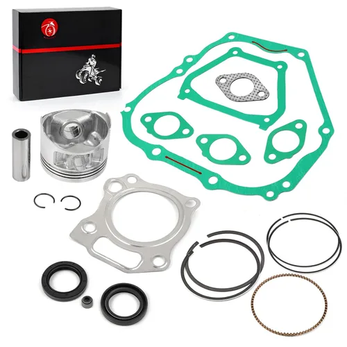 Vista 3 de Kit de reconstrucción de motor de sello de pistón, anillo y junta de 301cc STD compatible con Yamaha Golf Cart G11 G16 G20 1996-2002