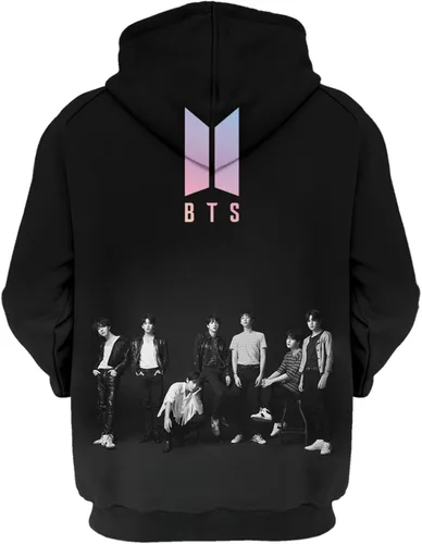 Vista 2 de BIDSNUAS Women's Hoodies 3D Printed Long Sleeve Drawstring Lightweight Hooded Sweatshirts Pullover Hoodies