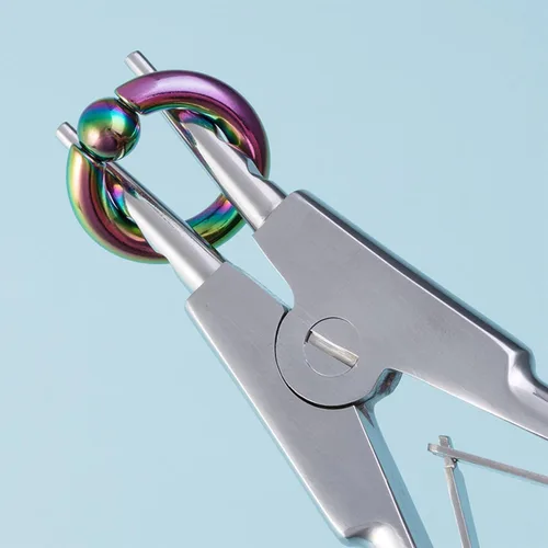 Vista 4 de DJCIW Alicates de gran resistencia para abrir anillos de calibre grande, herramienta versátil para perforación de joyas, cuentas cautivas, segmento